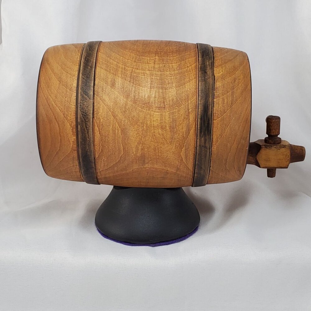 Crown Royal Wooden Whiskey Barrel Cask *DISPLAY ONLY* Bar Decor Man Cave Gift - Picture 5 of 11